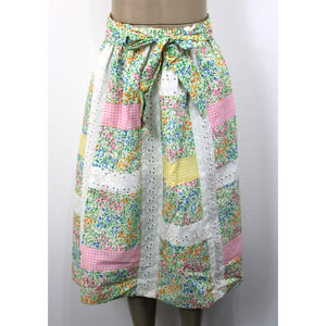MR.HANK Vintage 60s 70s Patchwork MOD Boho Hippie Skirt Waist Stretch